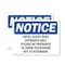 Signmission Hotel Guest Pool Entrance Only Please Be, 5 in W x Rectangle, Vinyl Decal OS-2PACK-NS-D-35-L-13537 - alternate 1